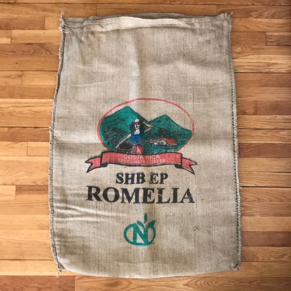 Costa Rica Specialty Burlap Coffee Bean Bag